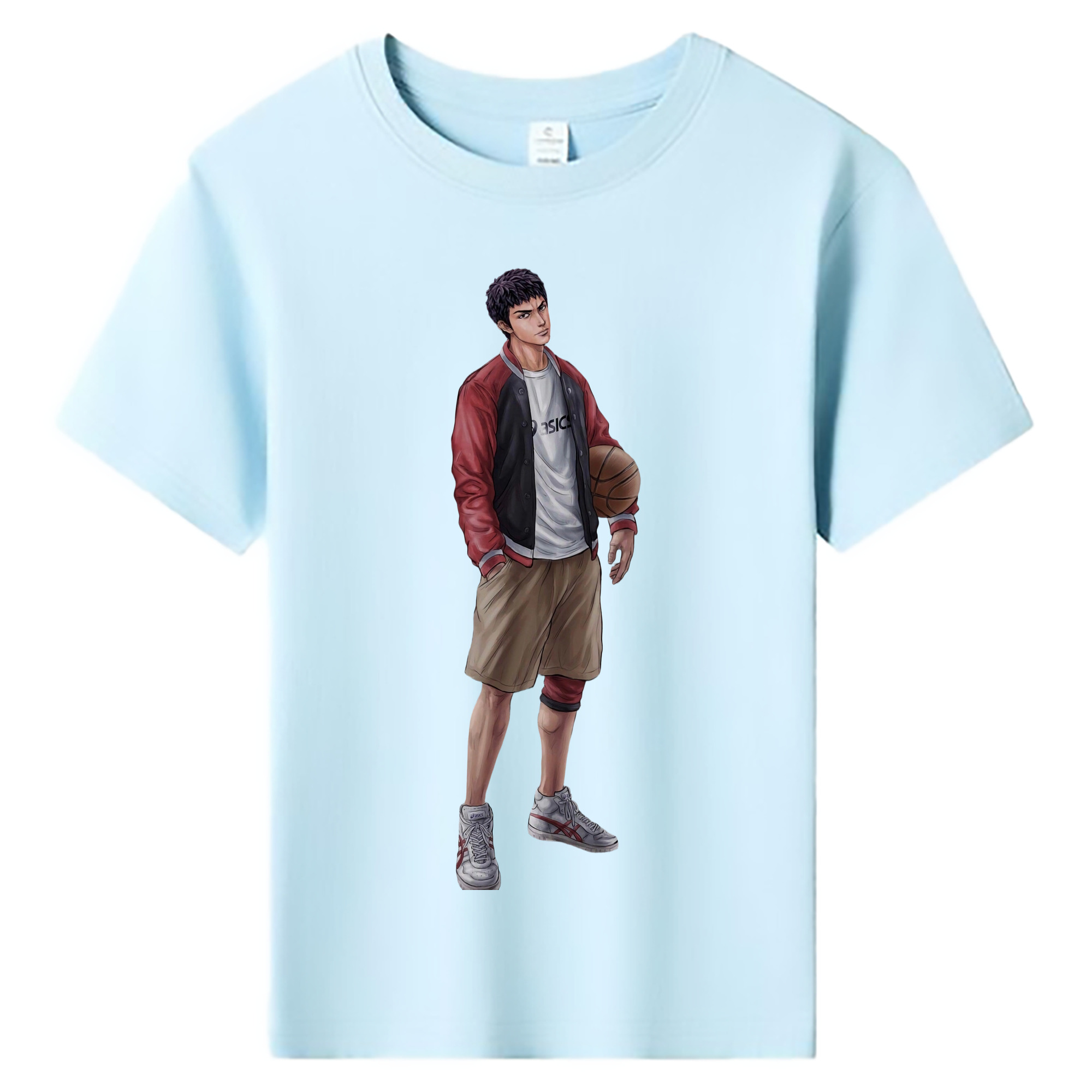 （画像用） SLAM DUNK／スラムダンク 綿100％キッズTシャツ（フロントプリント）